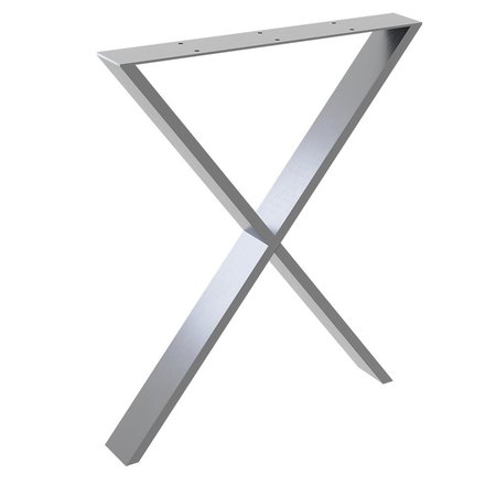 DESIGNS OF DISTINCTION Contemporary X-Base - Stainless Steel 01XCONT2824SS1